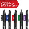 Sharpie Pen, Gel, 0.7mm, 8/PK, Assorted Ink/BK Barrel PK SAN2126231